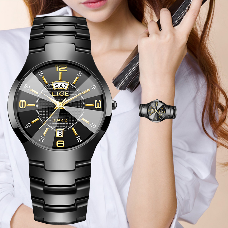Women Fashion Simple - LUIK Mode Elegant Damespolshorloge Luxe Keramiek