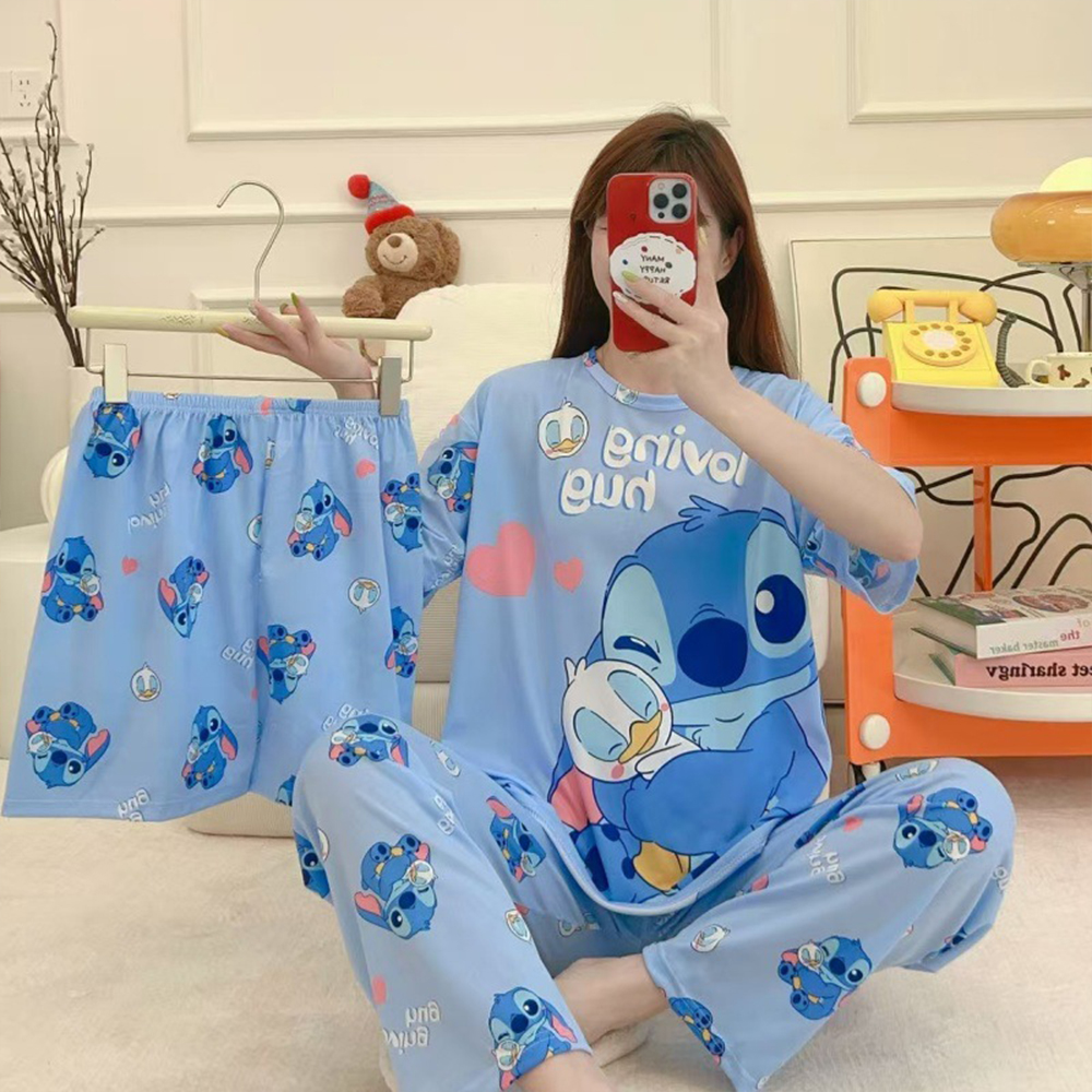 Women'S Fashion Pajamas - Nieuwe driedelige pyjama voor dames, zoete