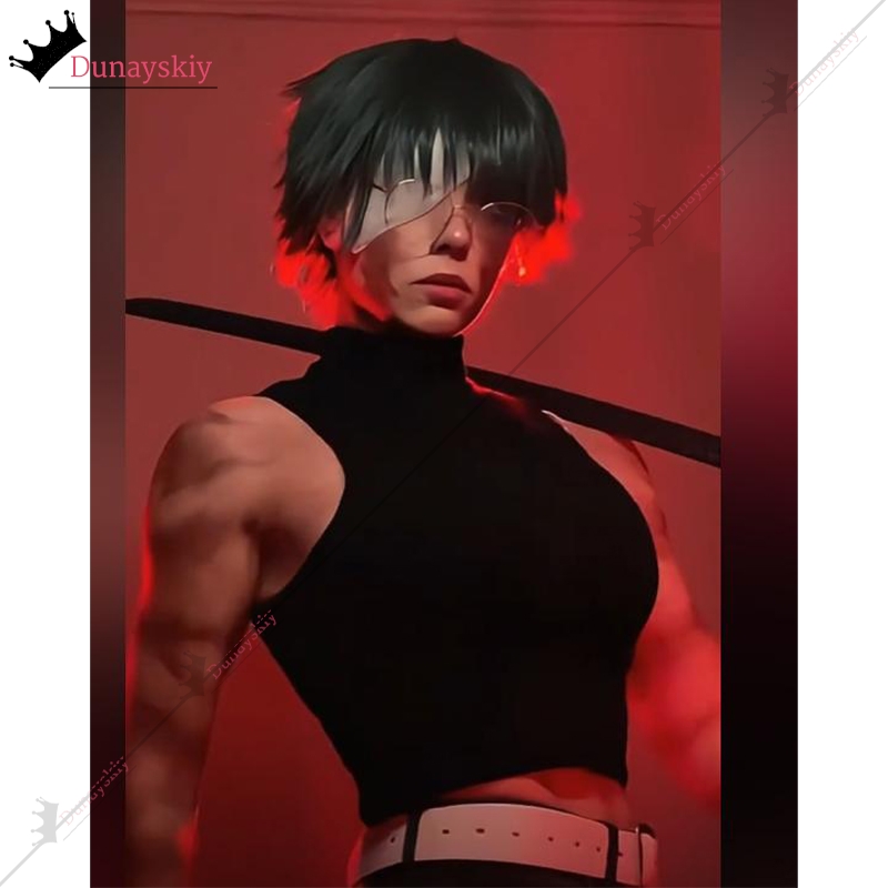 Knitted Vest Women - YiNuo*/2026 Nieuwe Maki Zenin Cosplay Kostuum