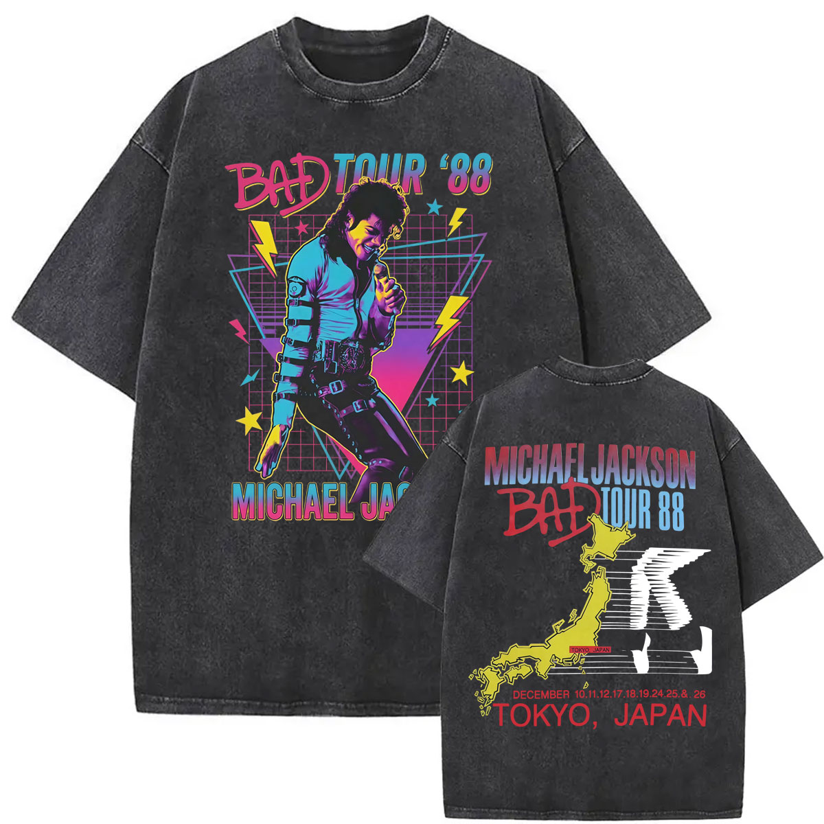 Women'S Fashion From The 80S - Vintage gewassen King of Pop Bad