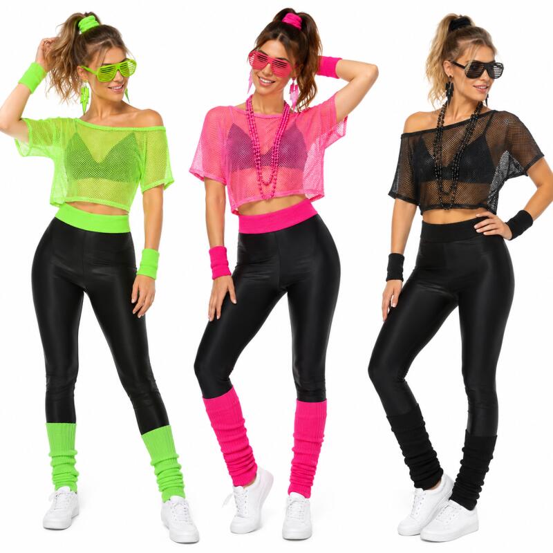 Women'S Fashion From The 80S - Jaren '80 Hippie Disco Outfit Set