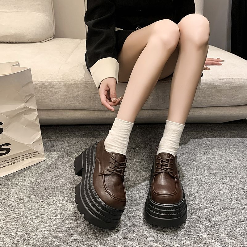 Women'S Fashion Petite - Herfst Winter Dames Kleine Leren Schoenen