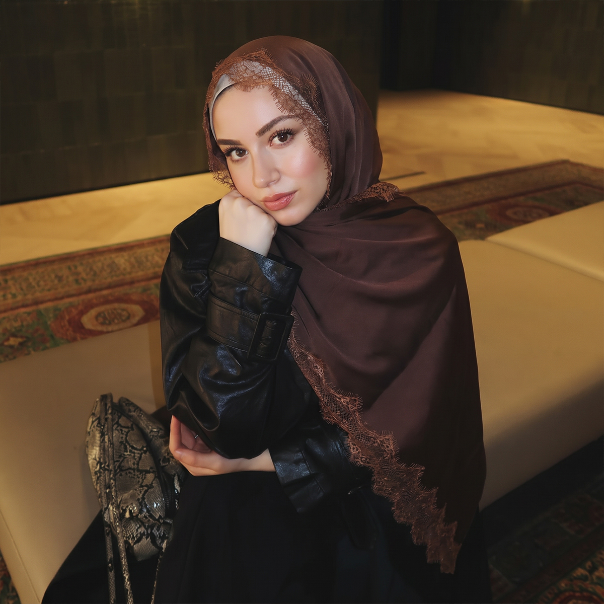 Women Fashion Wear - Mode Moslim Hijab Klassieke Polka Dot-sjaal