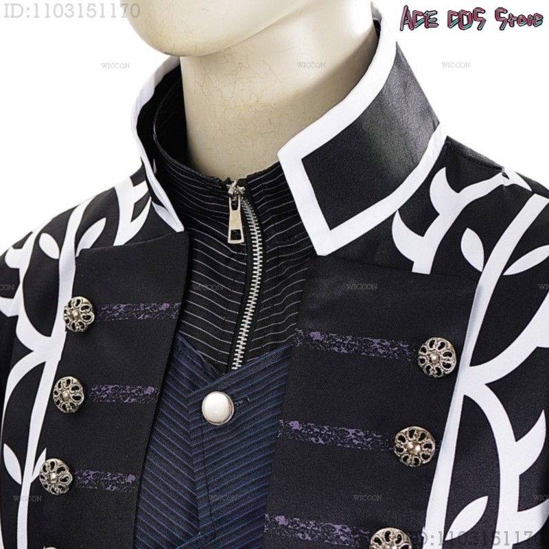 Knitted Vest Women - Fantasias Dmc Vergil Cosplay Volledige kostuums