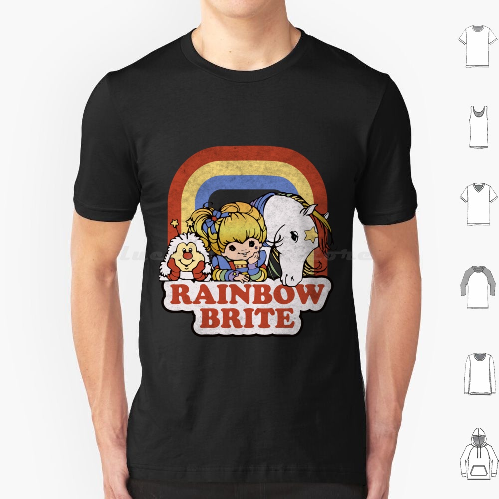 Women'S Fashion From The 80S - Rainbow Brite T-shirt T-shirt Katoen Mannen