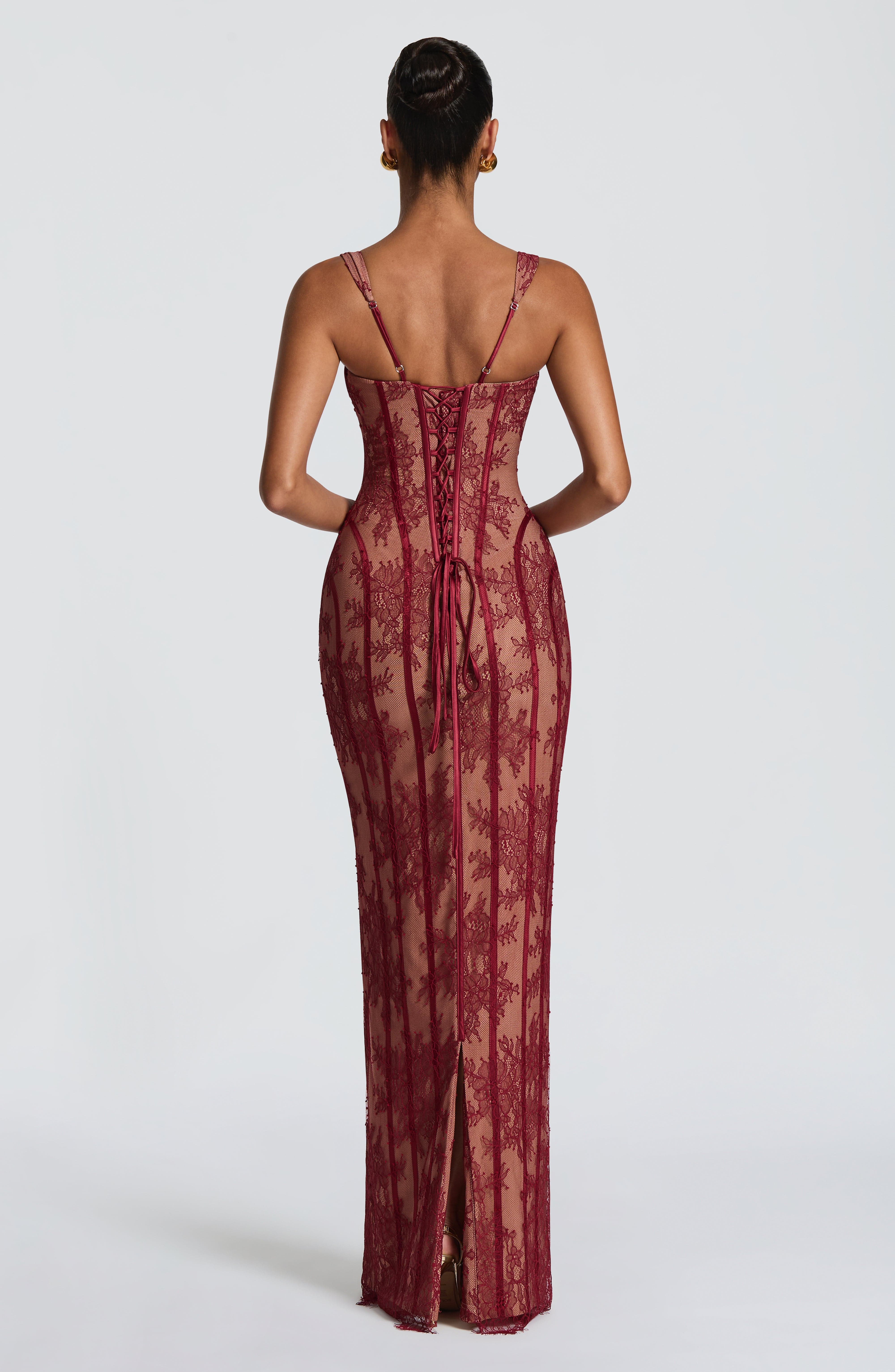 Bodycon Dress Women - Vierkante hals spaghetti bandjes kant zeemeermin