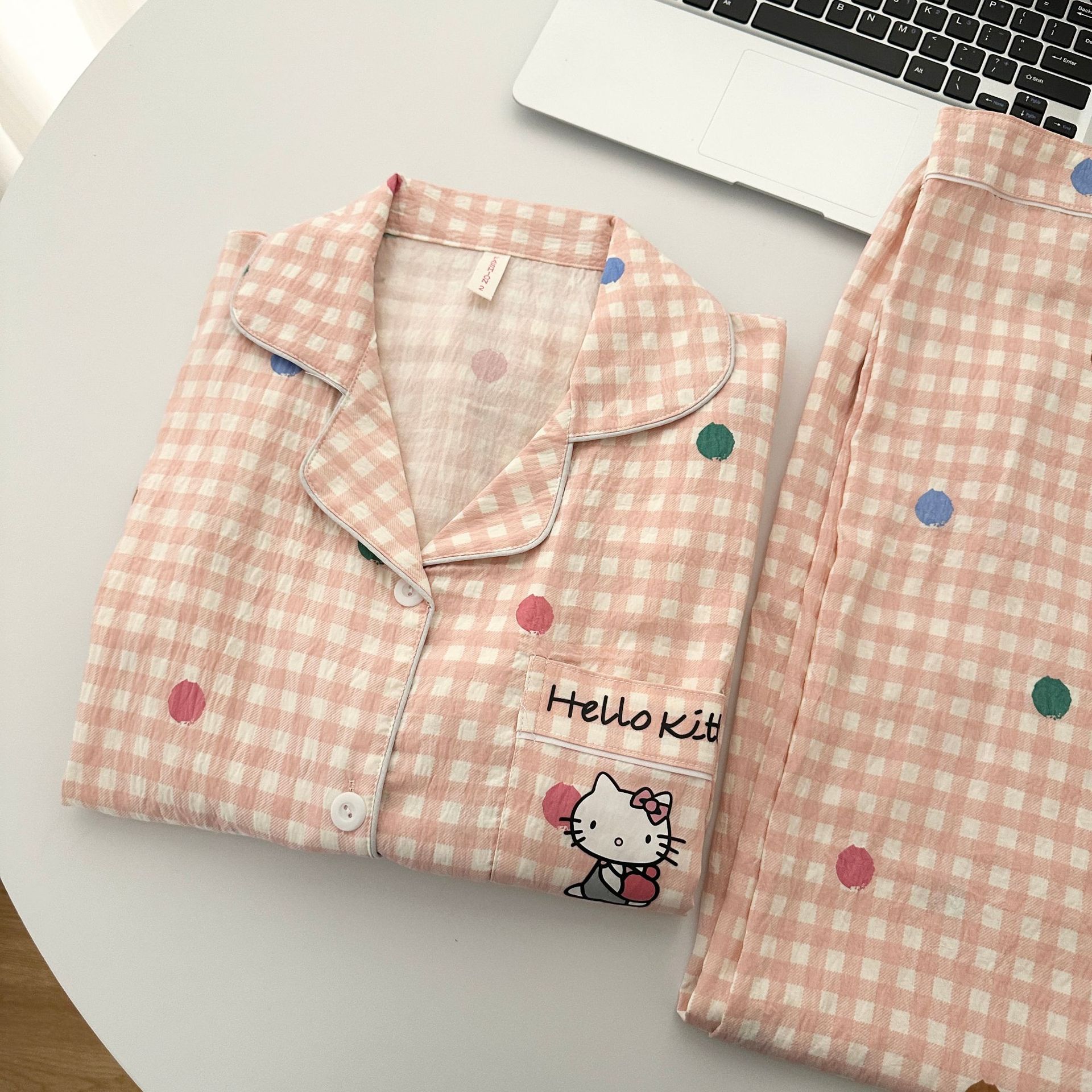 Women'S Fashion Pajamas - 2 Stuks Zoete Vrouwen Lente Herfst