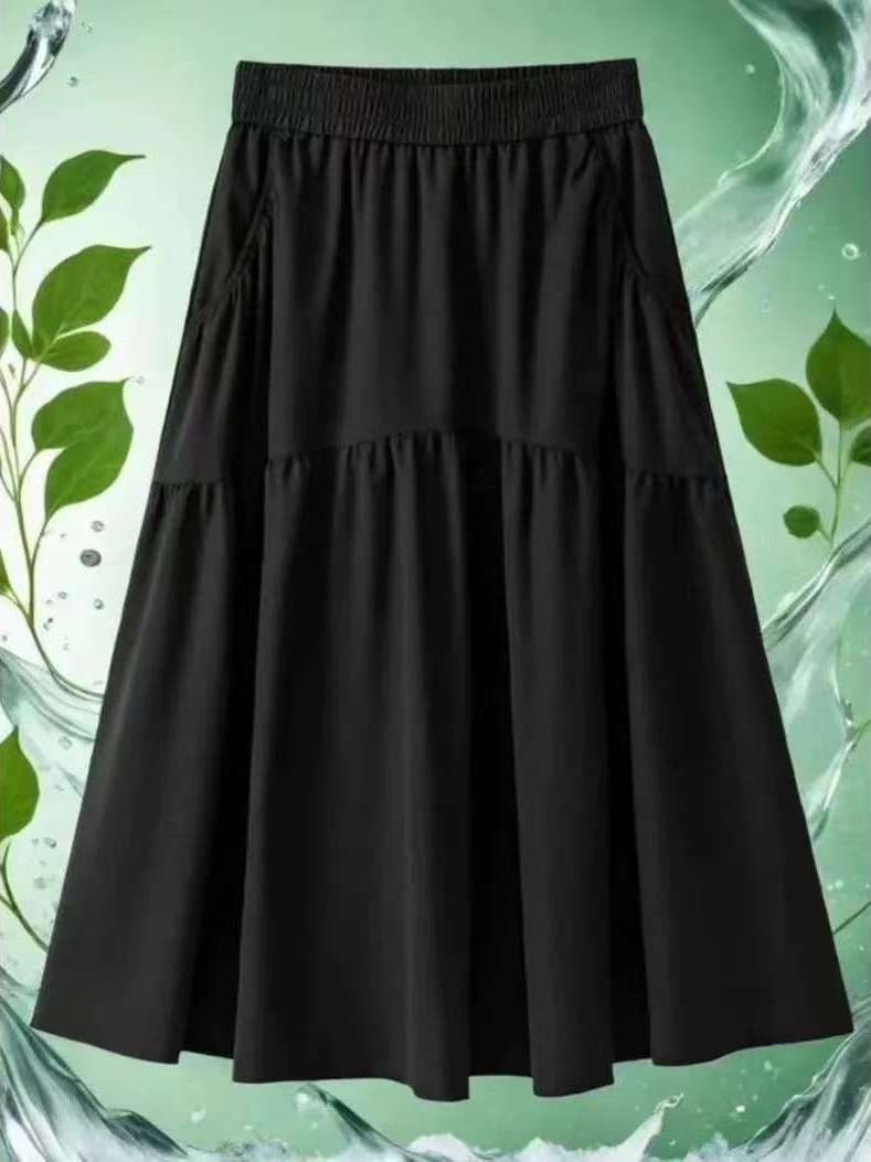 A-Line Skirt Midi - Comfortabele A-lijn midi rok voor grote