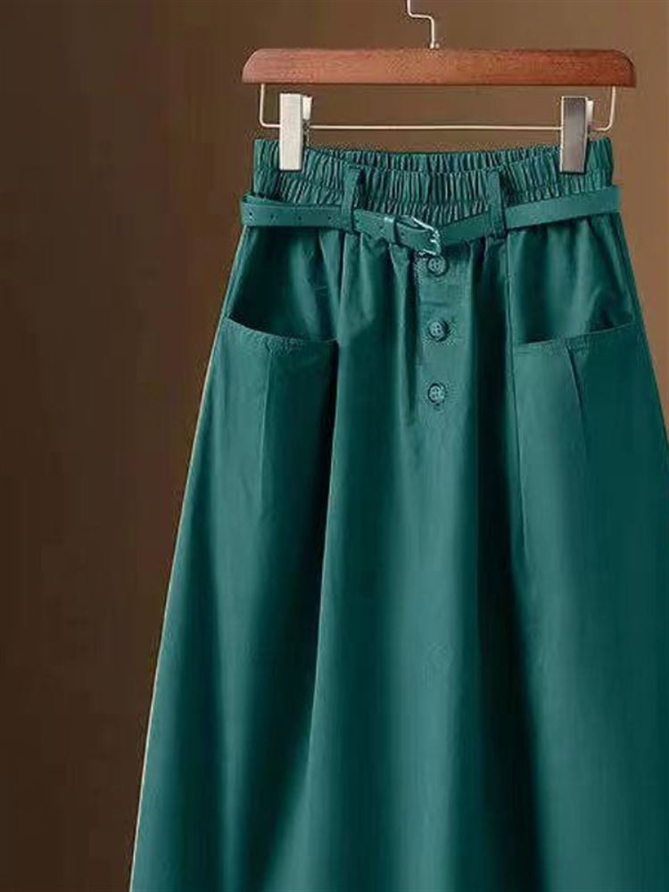 Modieuze casual midi-rok met d - A-Line Skirt Midi recensie en prijs