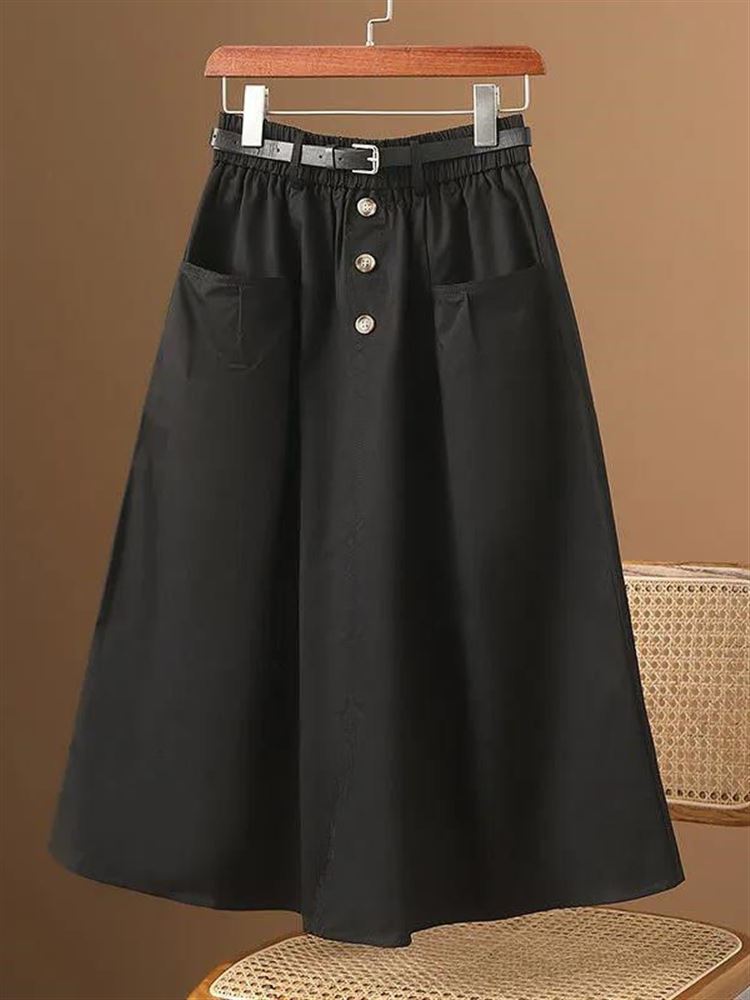 Modieuze casual midi-rok met d - A-Line Skirt Midi recensie en prijs