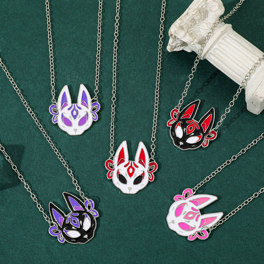 Mode Anime Vos Masker Metaal E - Women Fashion Necklace recensie en prijs