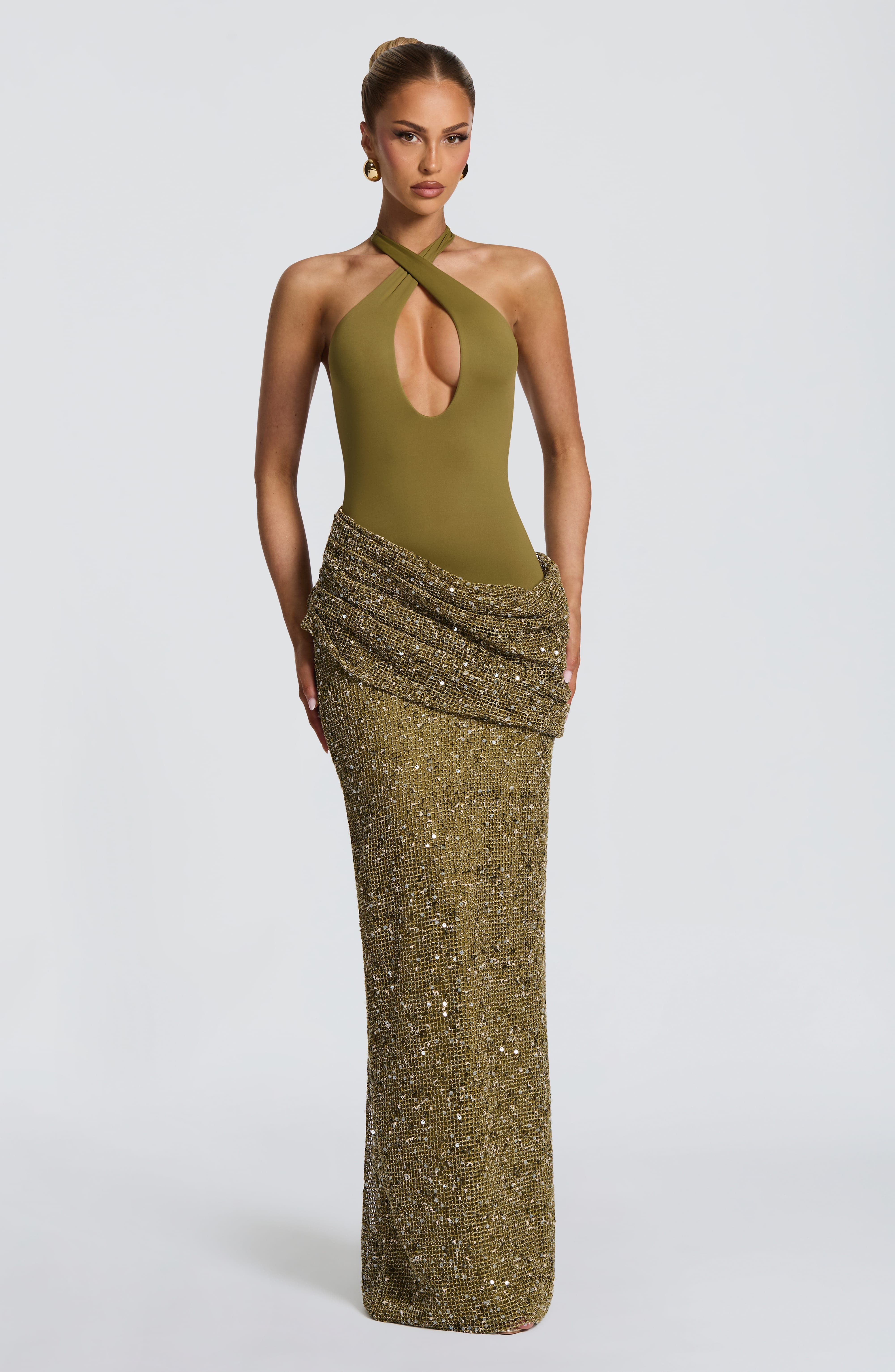 Halternek Pailletten Zeemeermi - Bodycon Dress Women recensie en prijs