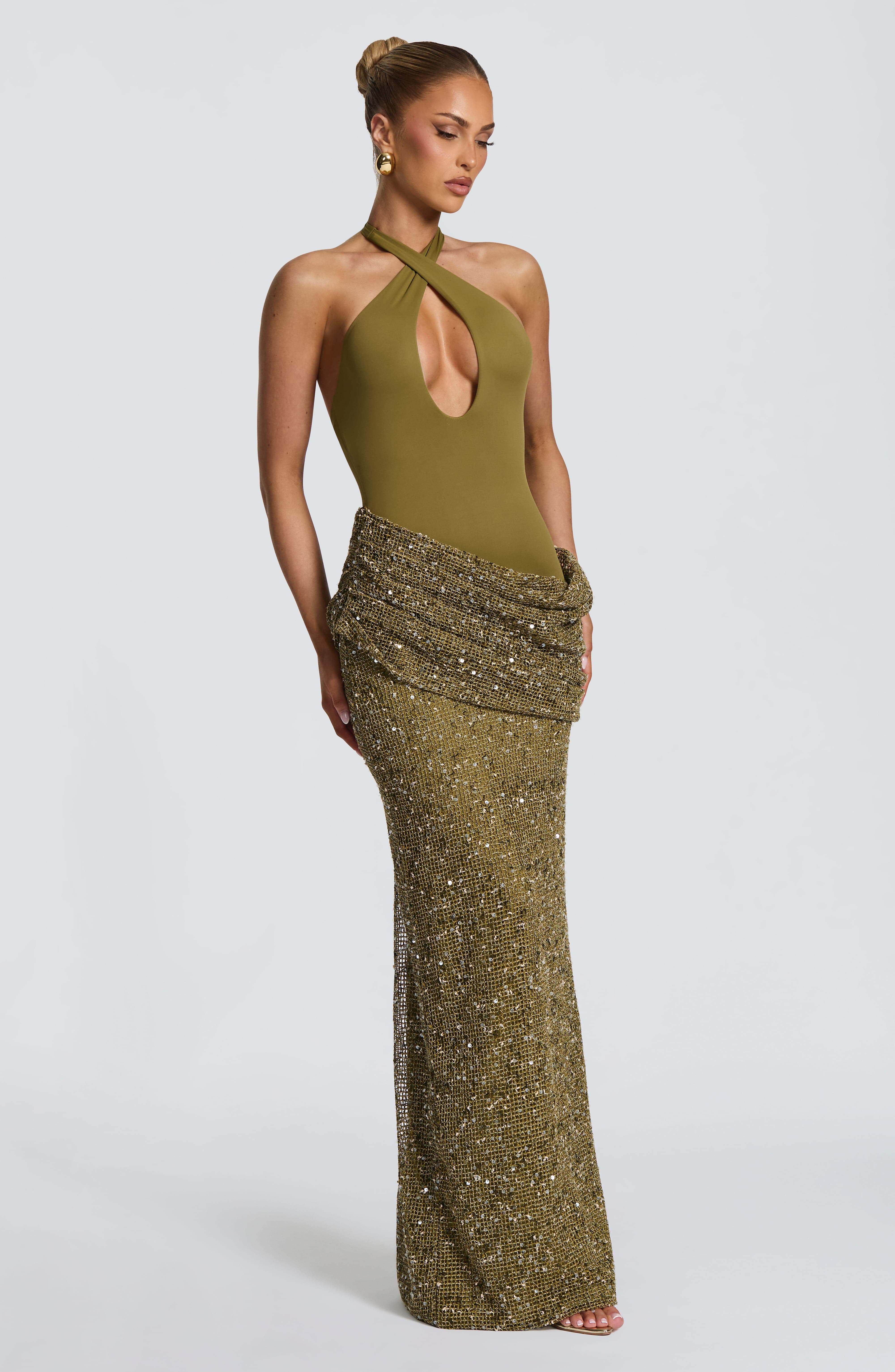 Halternek Pailletten Zeemeermi - Bodycon Dress Women recensie en prijs
