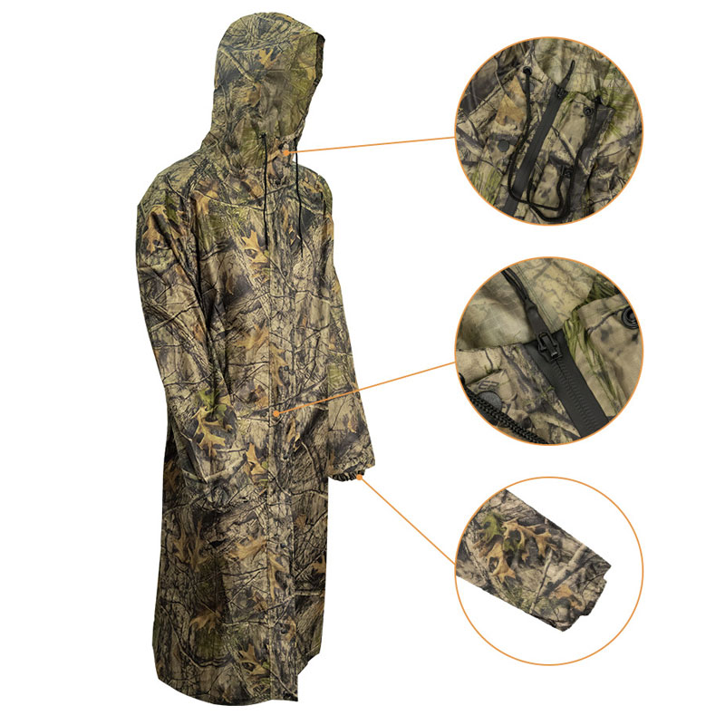 Camouflage Lange Regenjas Voor - Women'S Fashion Rain Jacket recensie en prijs