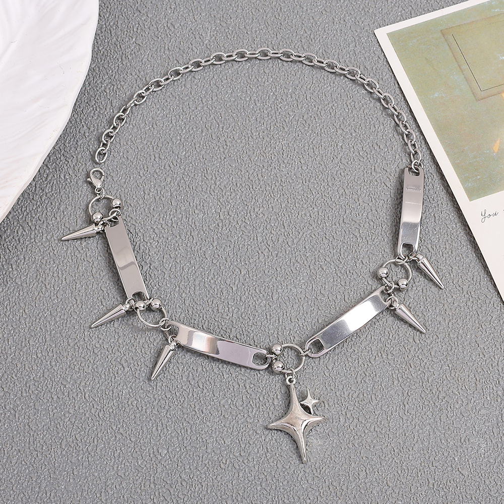 Punk Star Riveted Choker, Rock - Women Fashion Necklace recensie en prijs
