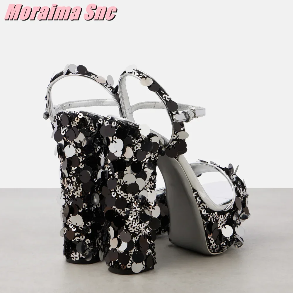 Glanzende plateau sandalen met - Women'S Fashion For Summer 2025 recensie en prijs