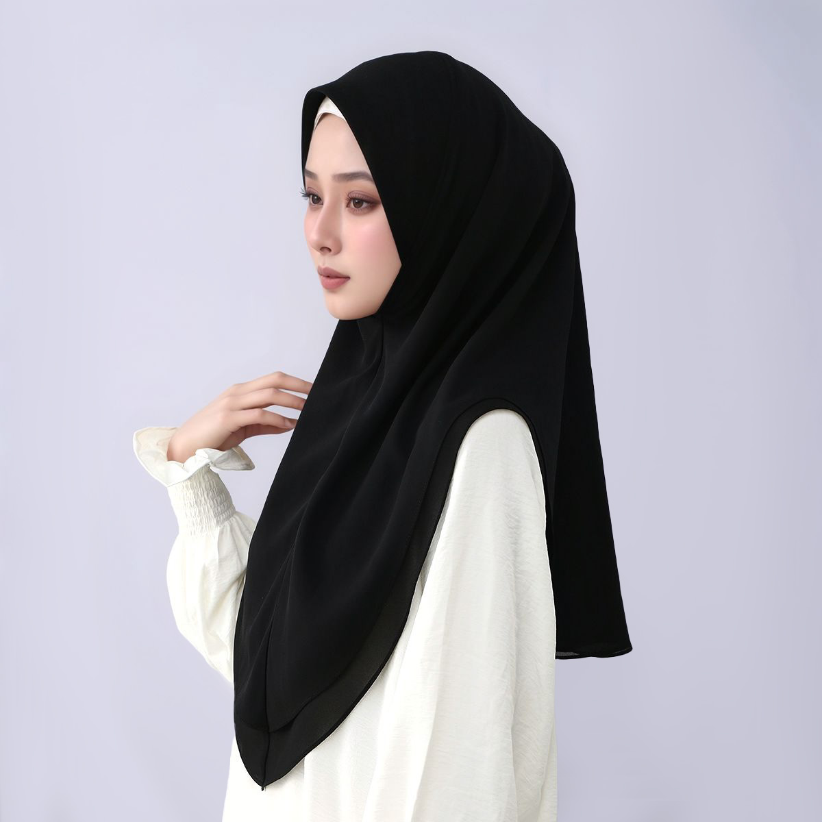 Nieuwe dubbellaagse chiffon kl - Women Fashion Wear recensie en prijs