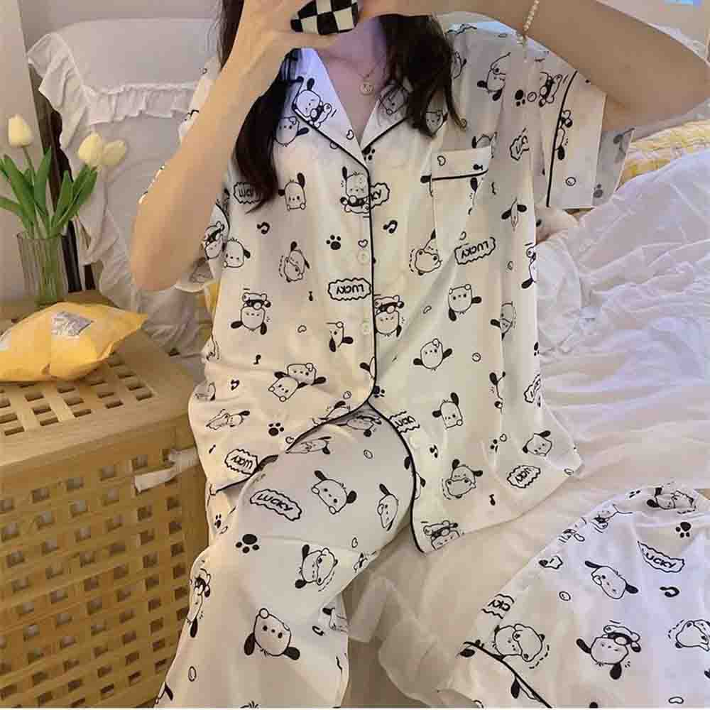 Schattige Pochacco Cartoon Dam - Women'S Fashion Pajamas recensie en prijs