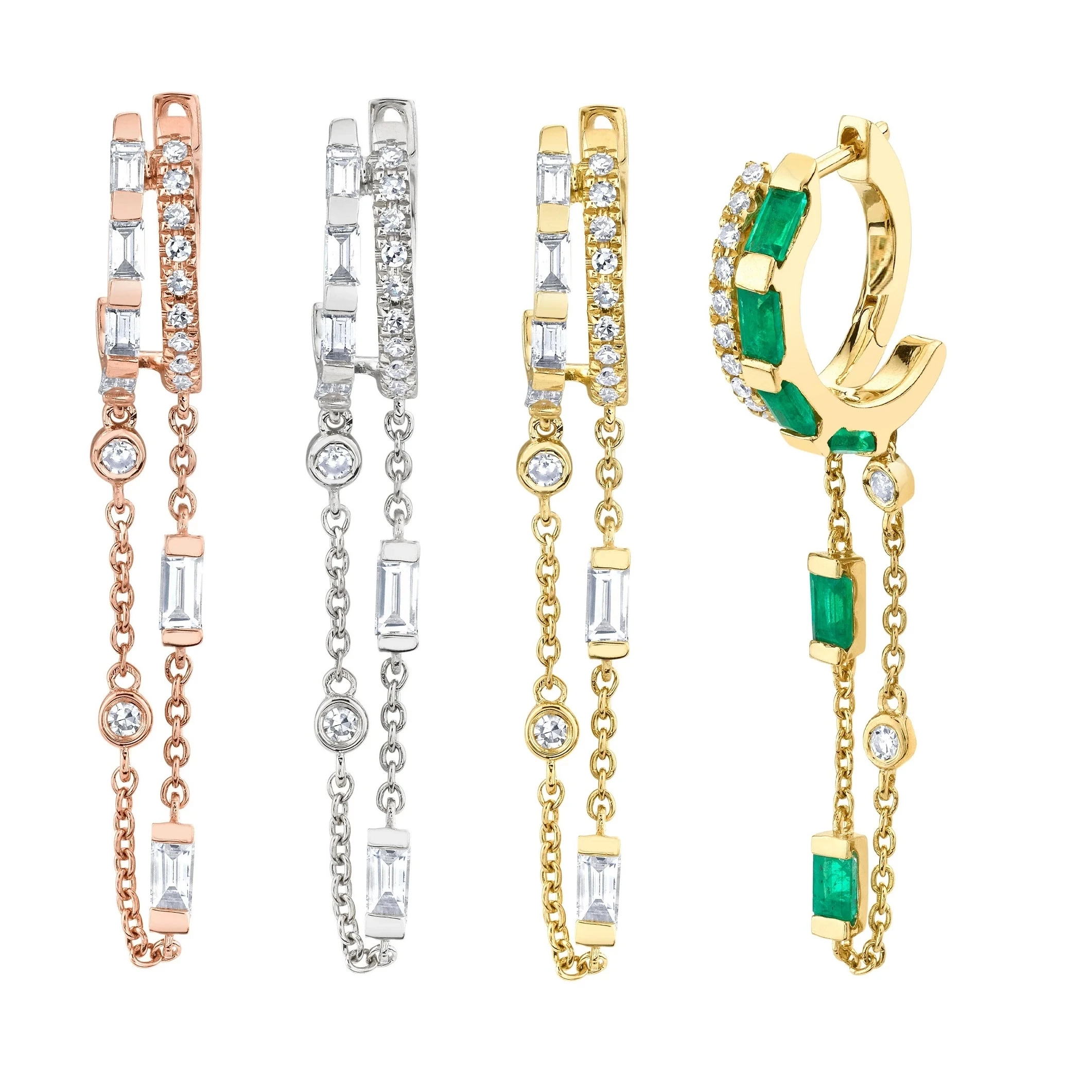 Goud Kleur Micro Pave Groen Wi - Women'S Fashion Petite recensie en prijs