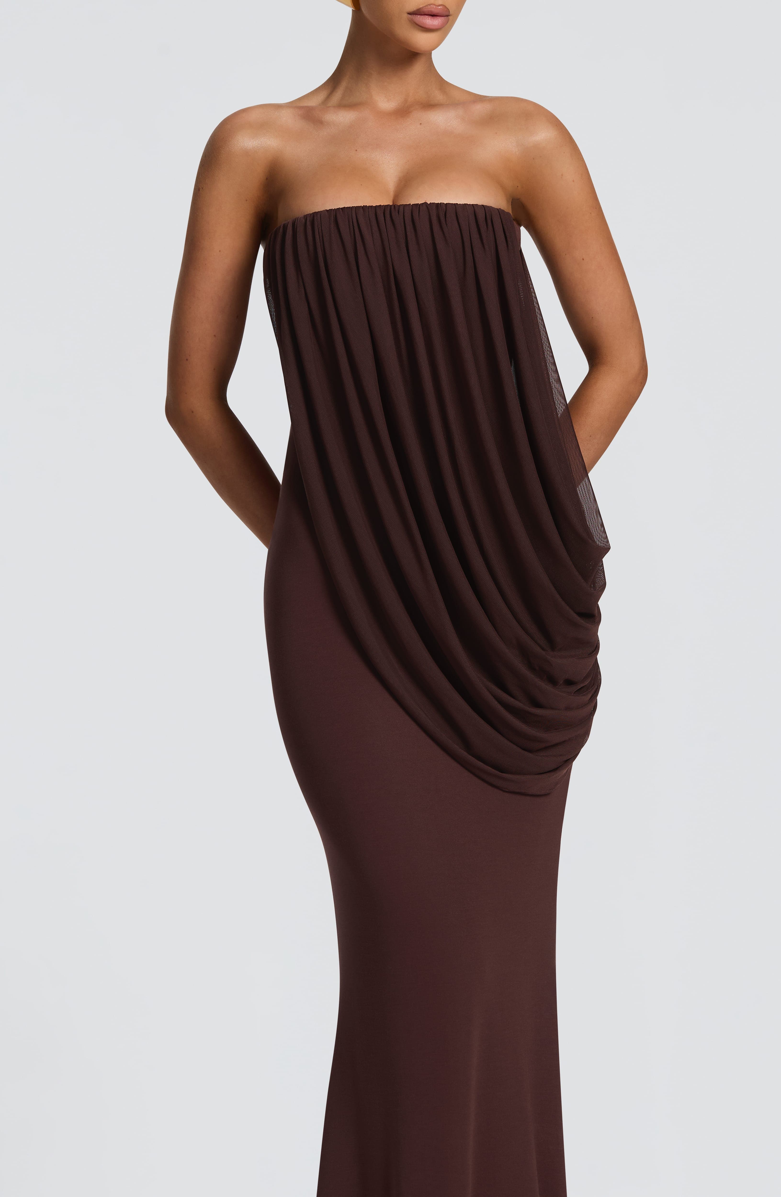Strapless gedrapeerde zeemeerm - Bodycon Dress Women recensie en prijs