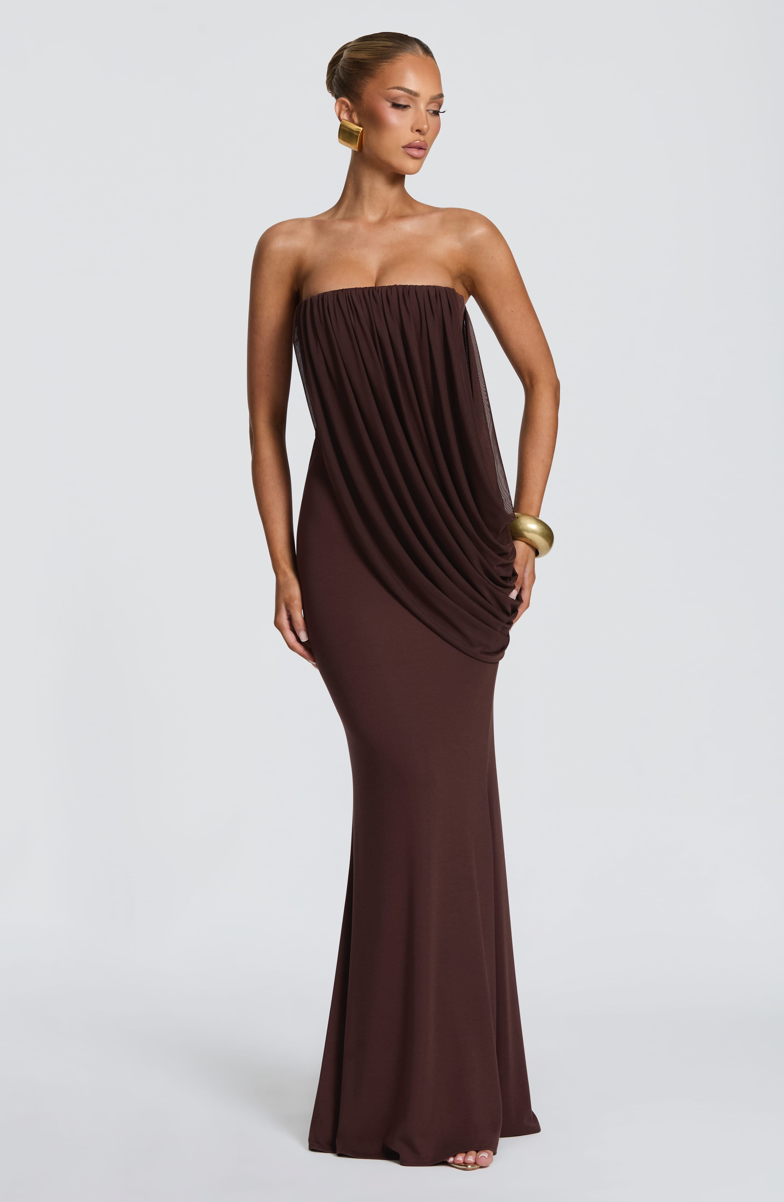 Strapless gedrapeerde zeemeerm - Bodycon Dress Women recensie en prijs