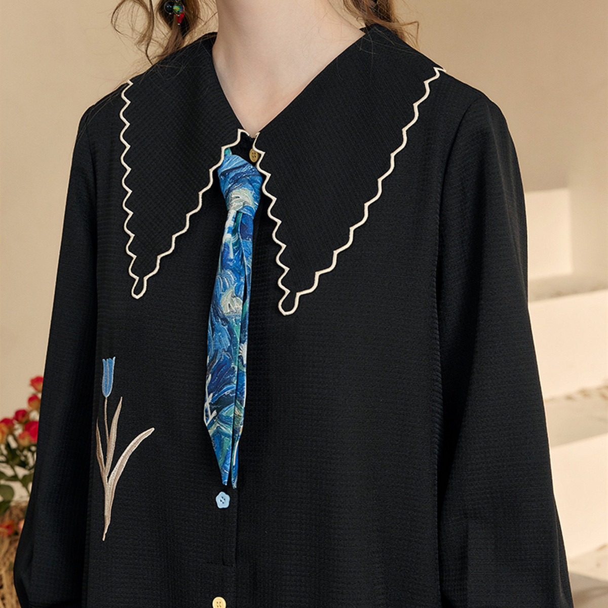 Geurige printjurk met geborduu - Women'S Fashion Petite recensie en prijs