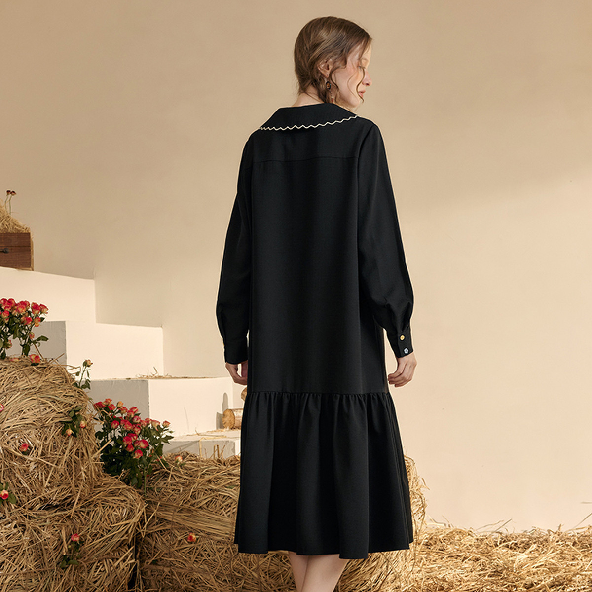 Geurige printjurk met geborduu - Women'S Fashion Petite recensie en prijs