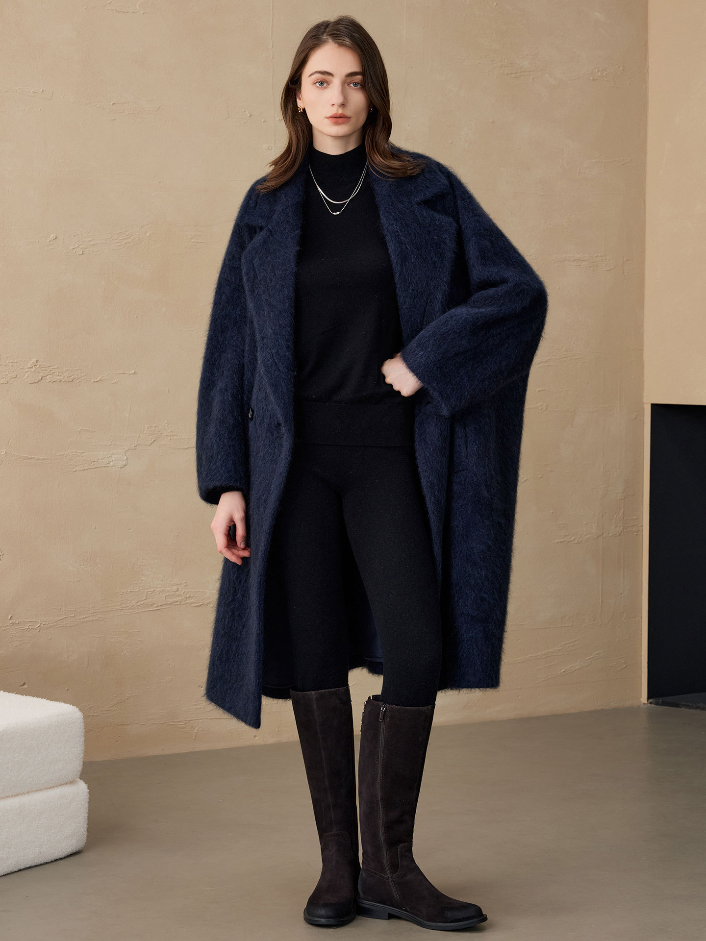 Allingentle damesblazer wollen - Women'S Fashion Long Coat recensie en prijs