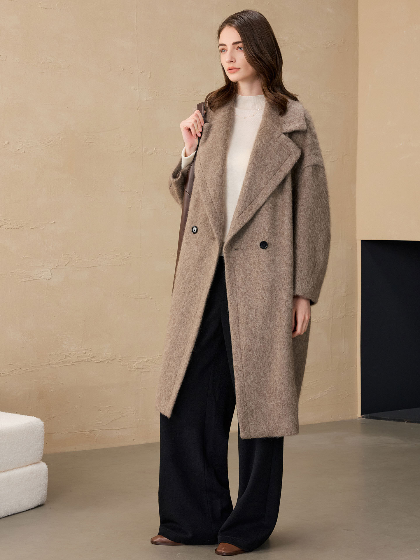 Allingentle damesblazer wollen - Women'S Fashion Long Coat recensie en prijs