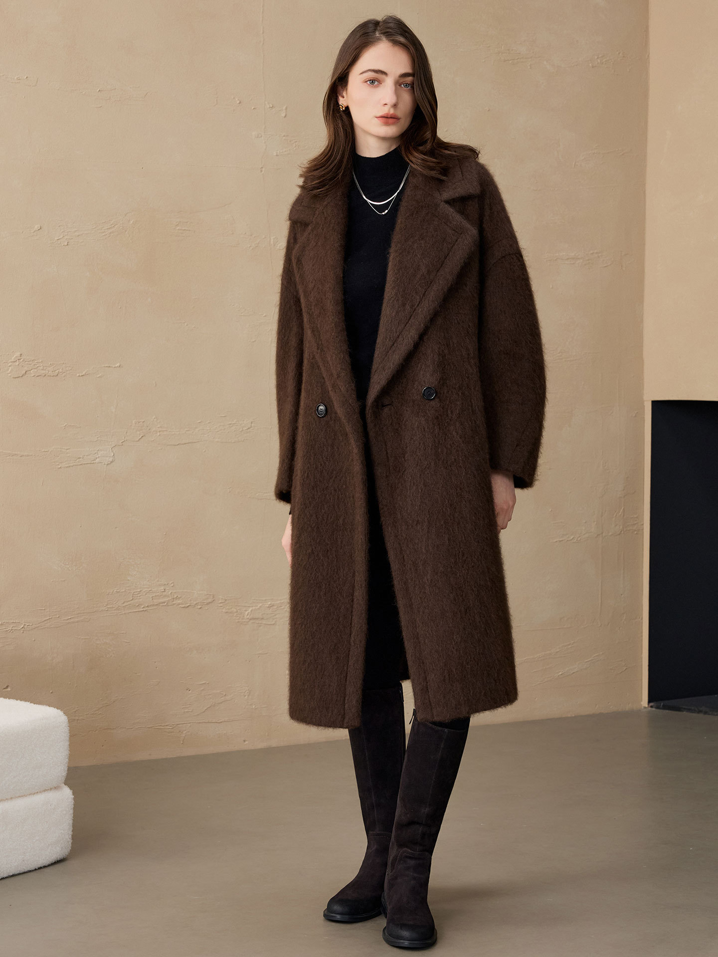 Allingentle damesblazer wollen - Women'S Fashion Long Coat recensie en prijs
