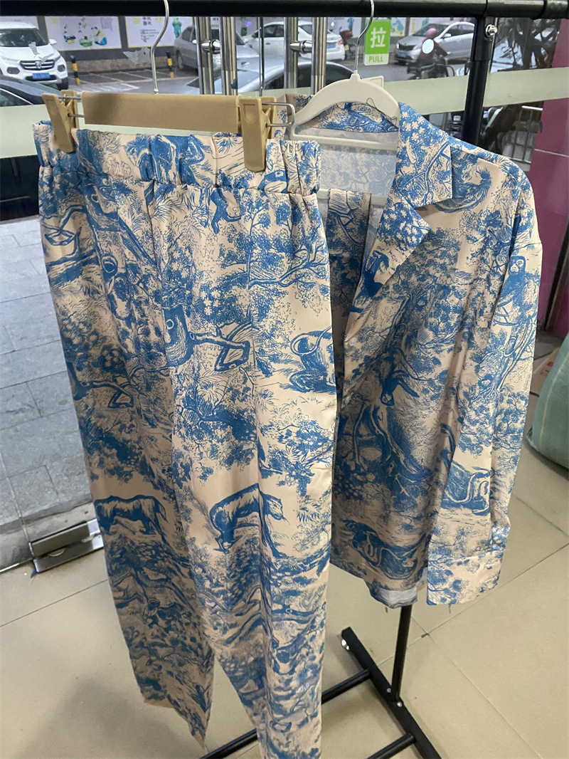 Losse satijnen wijde pijpen br - Women'S Fashion Pajamas recensie en prijs