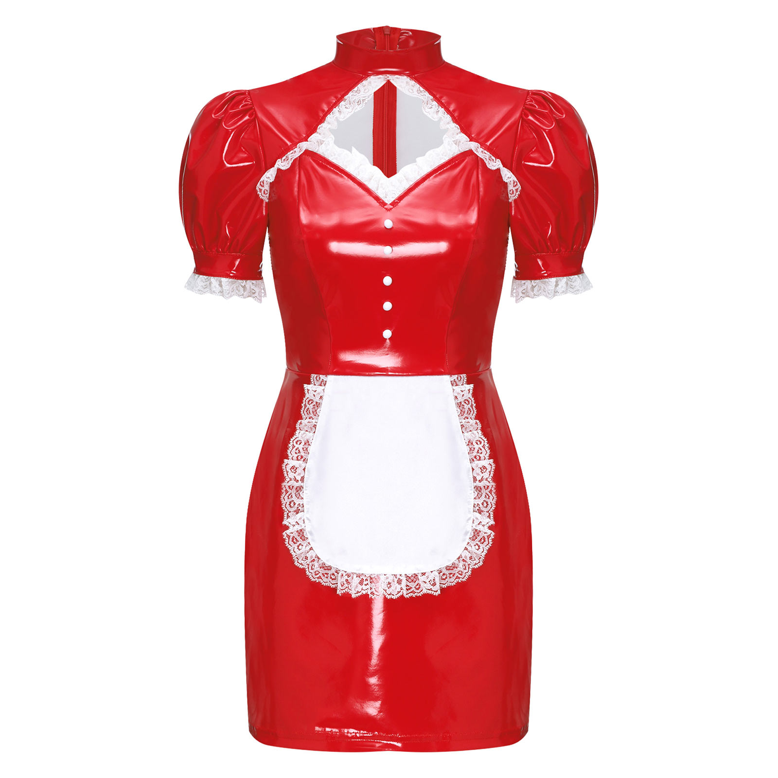 Womens Franse meid kostuum lak - Bodycon Dress Women recensie en prijs