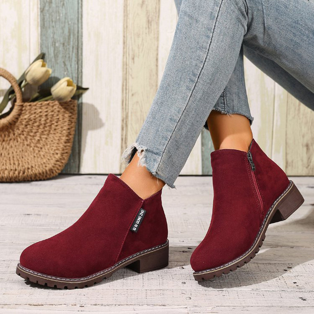 Dames Herfst Winter Enkellaars - Sale Fashion Women recensie en prijs