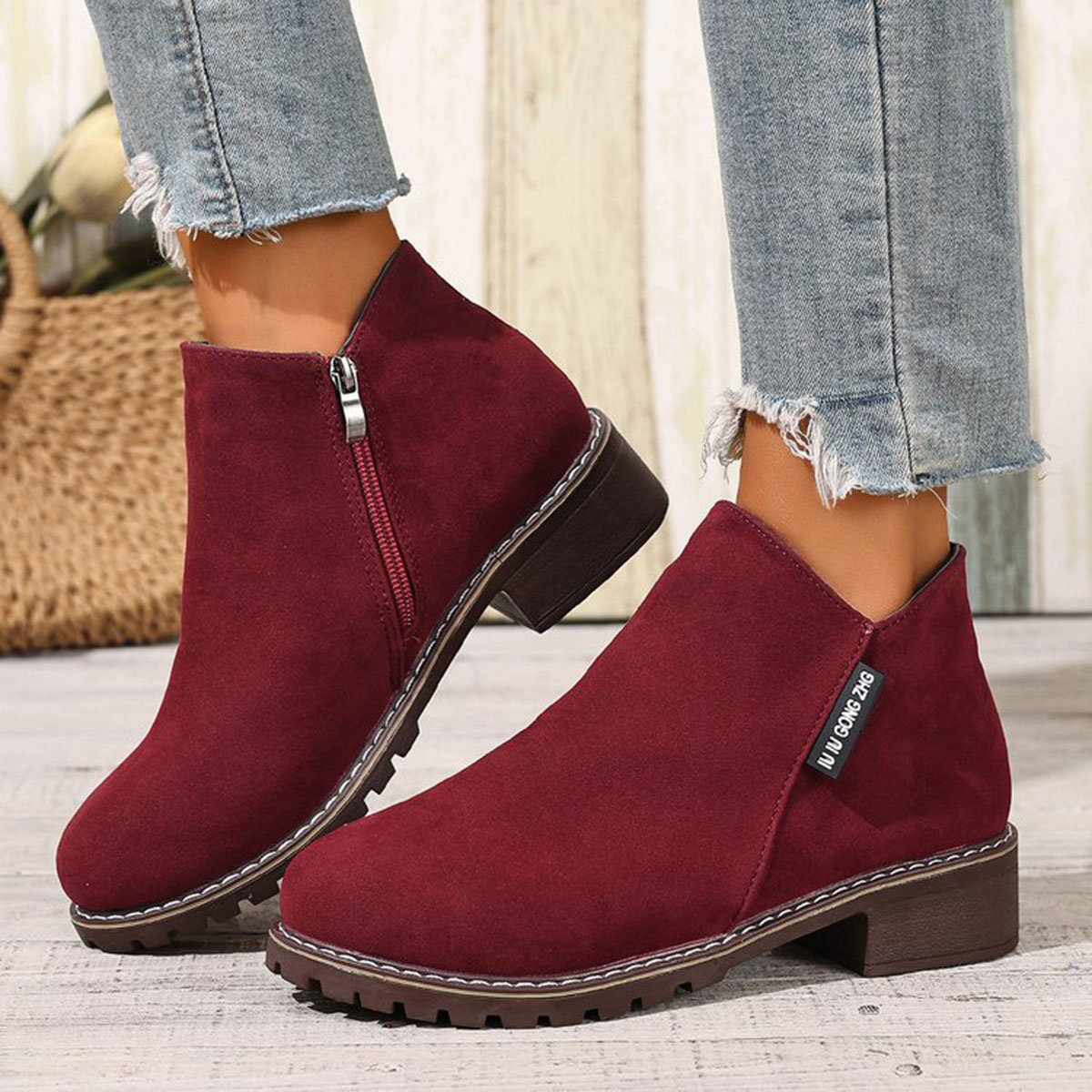 Dames Herfst Winter Enkellaars - Sale Fashion Women recensie en prijs