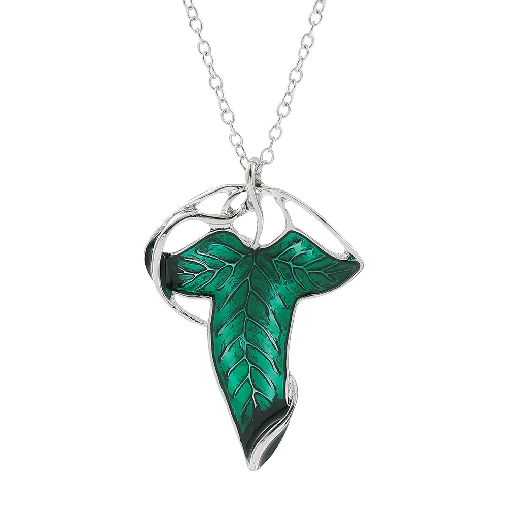 Vintage groene blad hanger ket - Women Fashion Necklace recensie en prijs