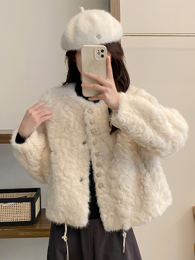 Kort lamsleren jasje voor klei - Women'S Fashion Petite recensie en prijs