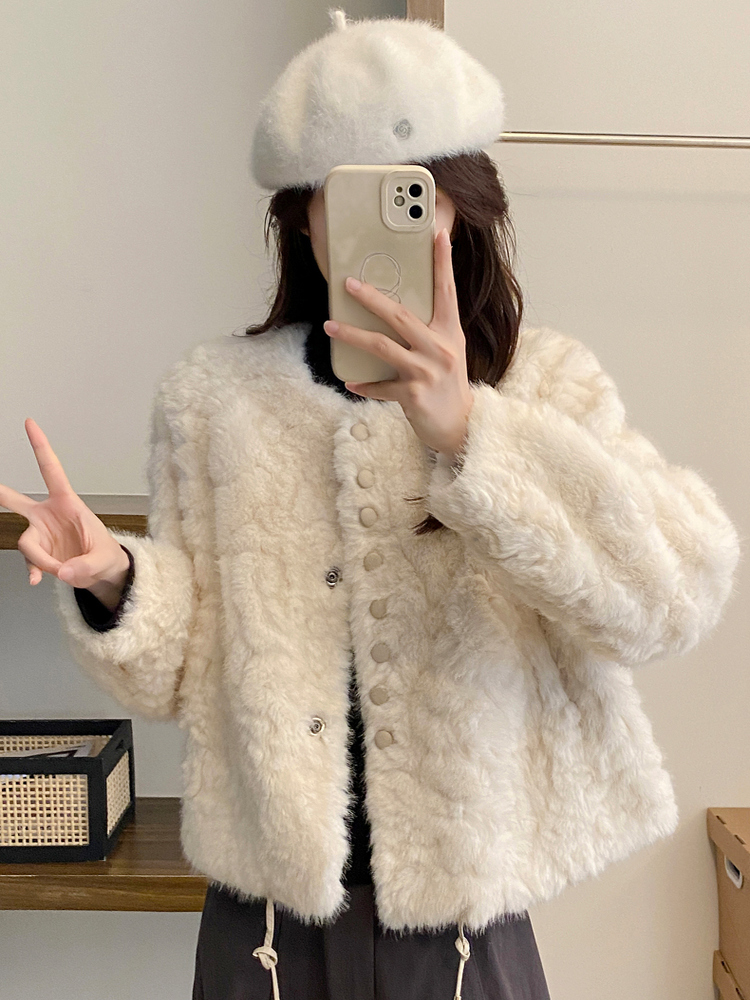 Kort lamsleren jasje voor klei - Women'S Fashion Petite recensie en prijs