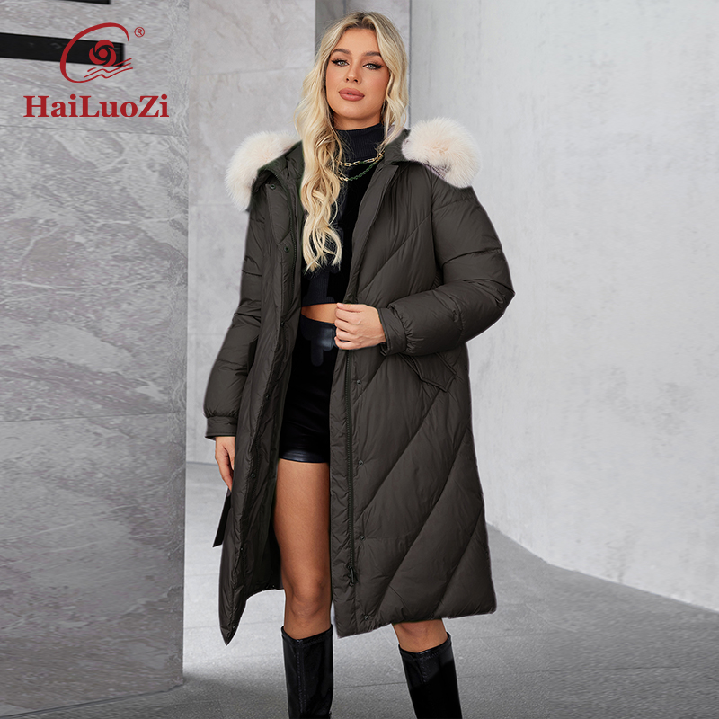 Hailuozi 2024 Dames Winter Plu - Women'S Fashion Long Coat recensie en prijs