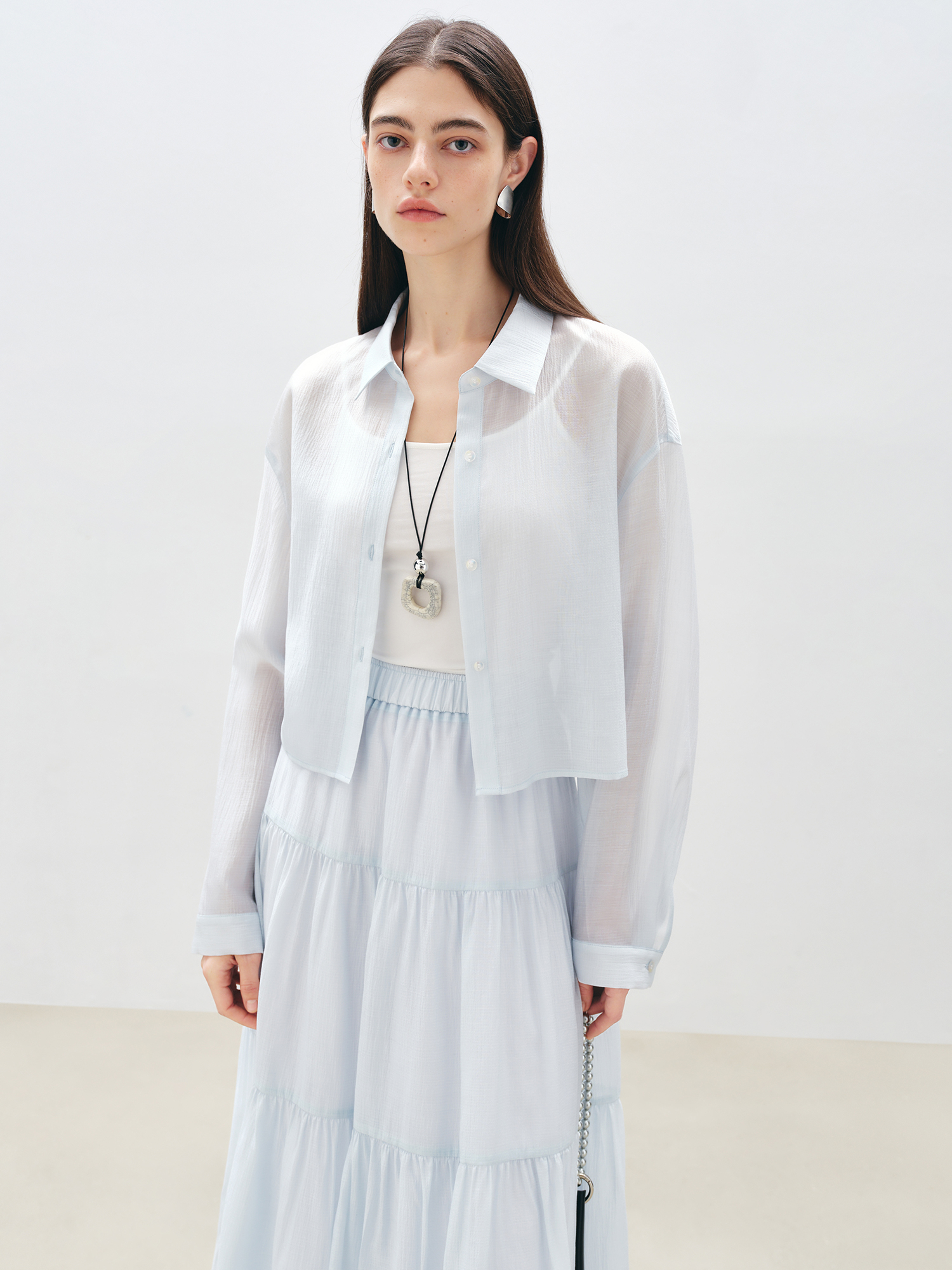 Ziqiao Klein blauw shirt Witte - Women'S Fashion Petite recensie en prijs