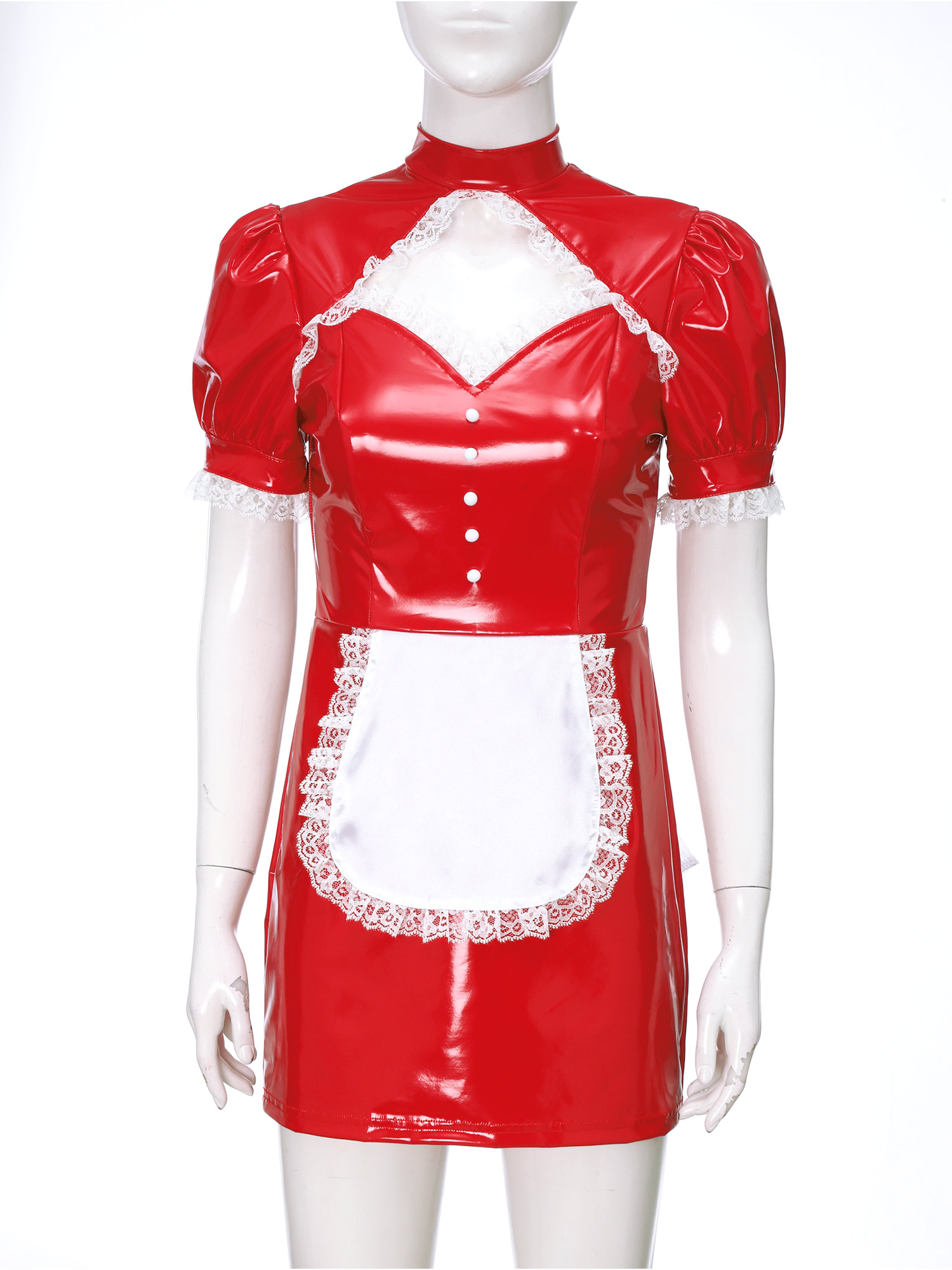 Womens French Maid Cosplay Kos - Bodycon Dress Women recensie en prijs