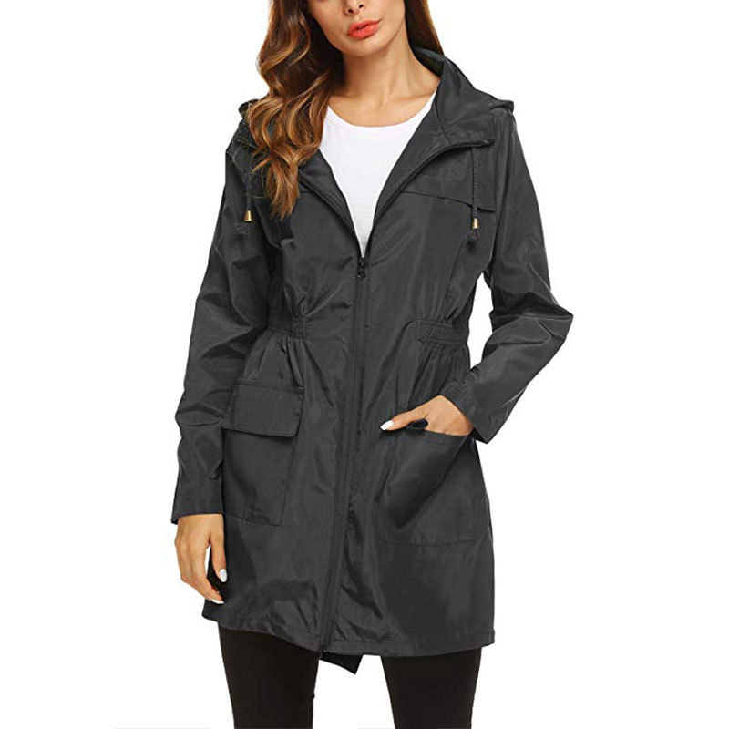 Vrouwen Mode Alle Seizoenen Ou - Women'S Fashion Rain Jacket recensie en prijs