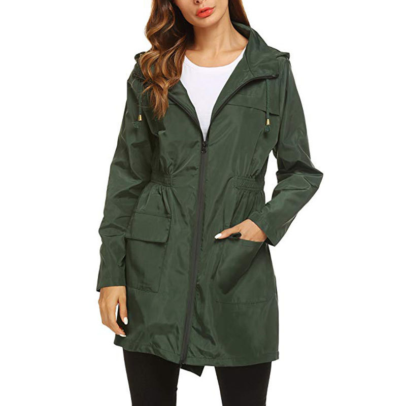 Vrouwen Mode Alle Seizoenen Ou - Women'S Fashion Rain Jacket recensie en prijs