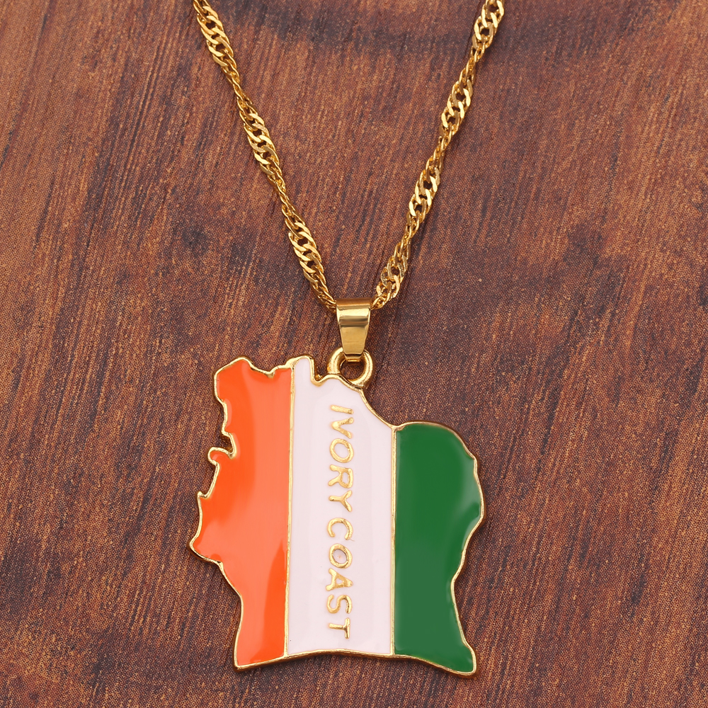 Modetrend Wereldkaart ketting  - Women Fashion Necklace recensie en prijs