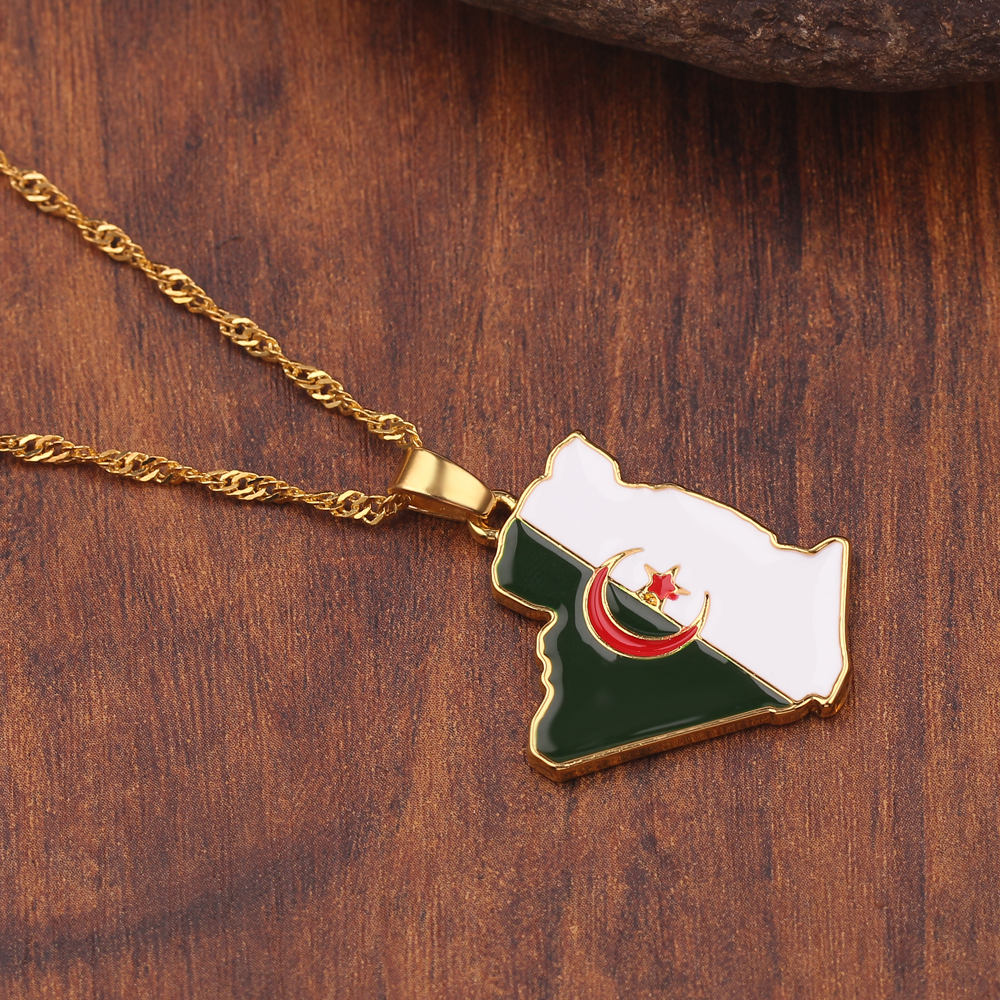 Modetrend Wereldkaart ketting  - Women Fashion Necklace recensie en prijs