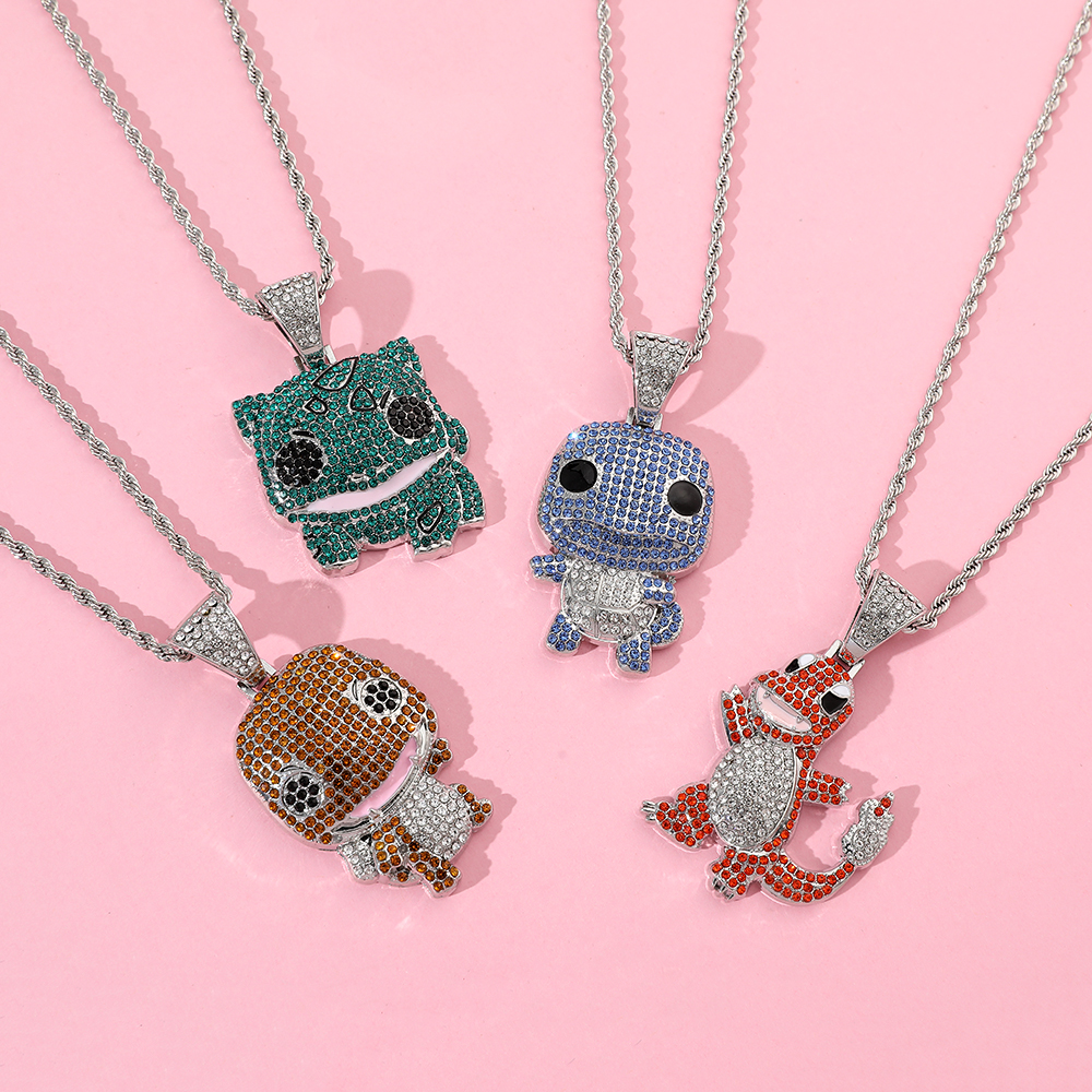 Diamanten bezaaide Squirtle ke - Women Fashion Necklace recensie en prijs
