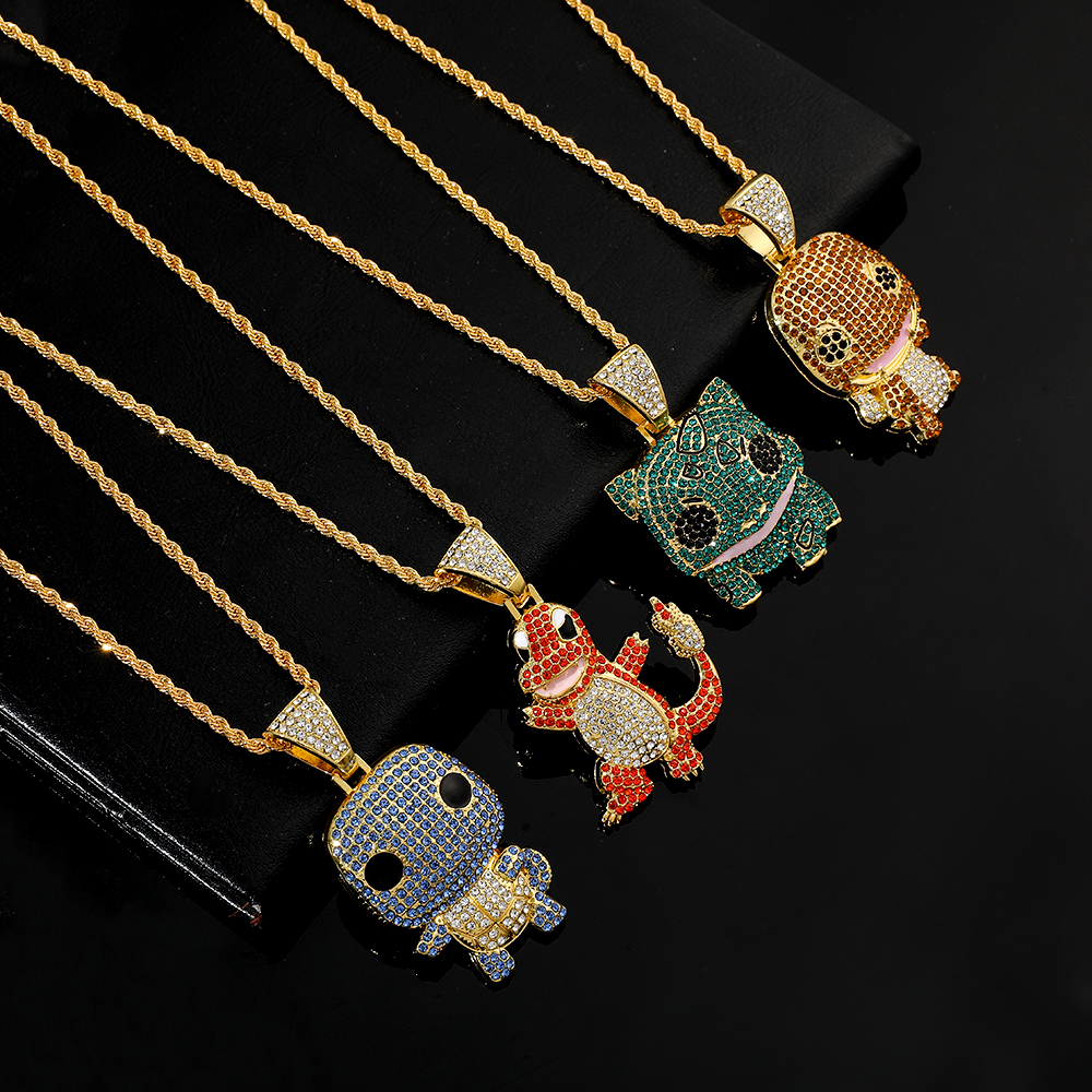 Diamanten bezaaide Squirtle ke - Women Fashion Necklace recensie en prijs