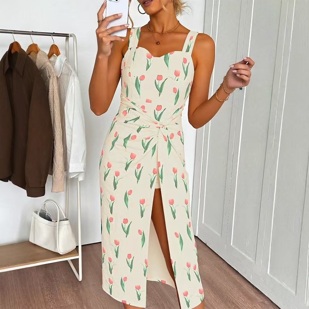Modieuze crop-jurk met bloemen - A-Line Skirt Midi recensie en prijs