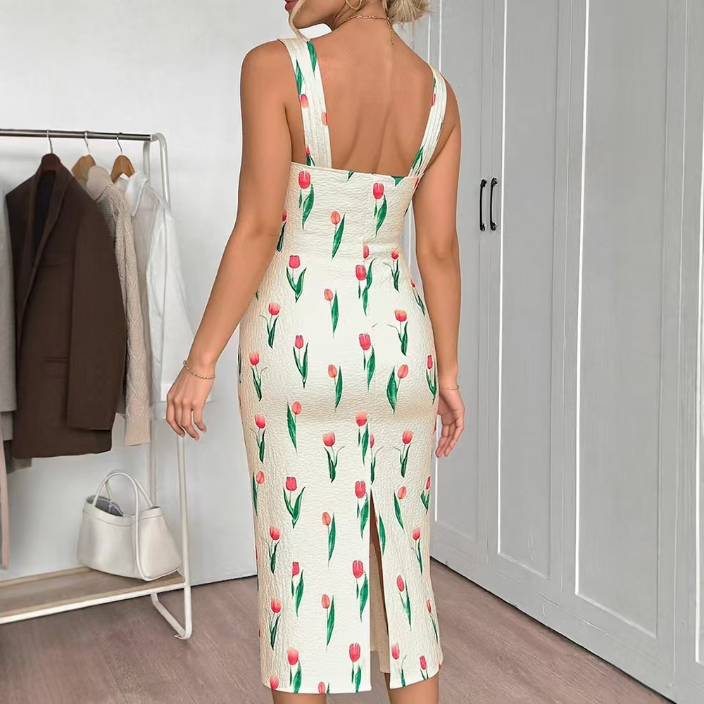 Modieuze crop-jurk met bloemen - A-Line Skirt Midi recensie en prijs