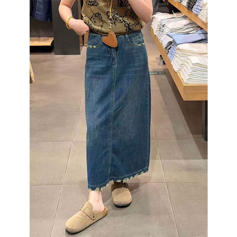 Geruite rok met geborduurde te - A-Line Skirt Midi recensie en prijs