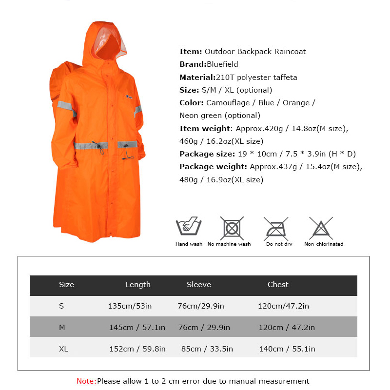 Unisex reflecterende outdoor k - Women'S Fashion Rain Jacket recensie en prijs